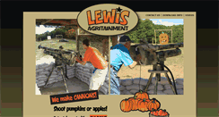 Desktop Screenshot of lewisagritainment.com